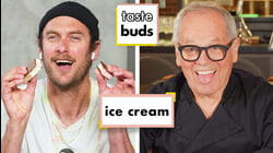 Wolfgang Puck & Brad Try 8 Kinds Of Ice Cream