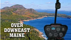 Over Downeast Maine
