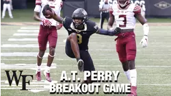 Wake Forest WR A.T. Perry's Coming Out Party vs. FSU