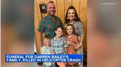 Celebration of life held for Darren Bailey's family killed in helicopter crash