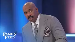 That oughta SHUT HIM UP!!! | Family Feud