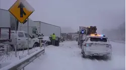 Las intensas nevadas ponen bajo alerta a 180 millones de residentes y provocan caos en carreteras