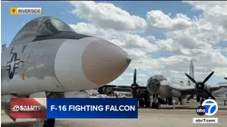 F-16 Fighting Falcon finds new home at March Field Air Museum near Riverside
