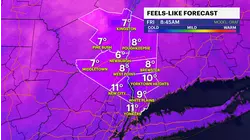 Bone-chilling, single-digit temperatures on tap overnight