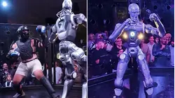 Influencer Frankie Lapenna Fights Humanoid Robot in Cage Match