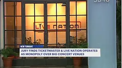 Jury finds that Ticketmaster and Live Nation had an anticompetitive monopoly over big concert venues