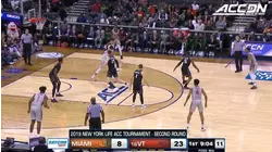 Miami vs. Virginia Tech ACC Basketball Tournament Highlights (2019)