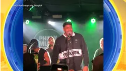 Eagles' Jordan Mailata surprises Philly Music Fest crowd