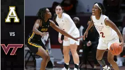 Appalachian State vs. Virginia Tech Women's Basketball Highlight (2020-21)