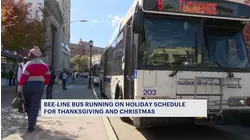 Bee-Line buses to run holiday schedule for first time on Thanksgiving and Christmas