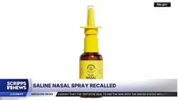 Nationwide recall issued for saline nasal spray over possible contamination