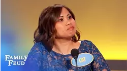 CRAZY answer! Steve Harvey says, "Stop clapping!" | Family Feud