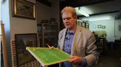 Robert Bathurst and Amanda Donohue