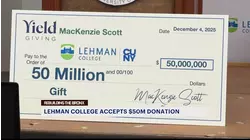 Lehman College receives $50M donation