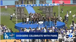 Here's what you missed at the fan celebration at Dodger Stadium