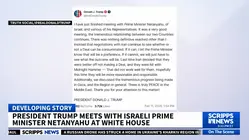 President Trump meets with Netanyahu