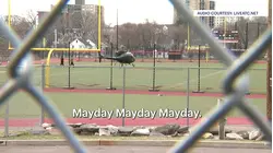 'He just about dropped in for dinner.' Neighbors react to helicopter emergency landing at Stamford High School