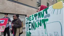 East New York residents travel to the Bronx to confront apartment building management
