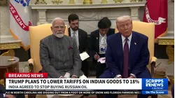 Trump to lower tariffs on imports from India after deal to halt Russian oil