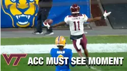 VT QB Hendon Hooker Hits Tre Turner In Stride For the TD