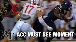 Wake Forest's Christian Turner Keeps His Balance And Sprints To The End Zone | Must See Moment