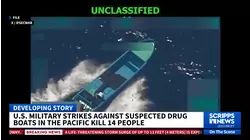 US military strikes against suspected drug boats in the pacific kill 14 people