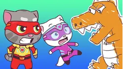 Talking Tom Heroes - s1 | e1 - Fire-Breathing Magic Dinosaur