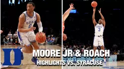 Duke's Wendell Moore Jr. & Jeremy Roach Score Big As The Blue Devils Advance