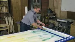 Framed Watercolor Ombre