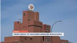 Iconic eagle sign coming down at Anheuser-Busch brewery in Newark