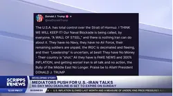 Trump doubles down on control of Strait of Hormuz as Iran pushes back