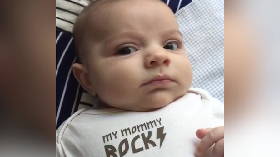 "Hilarious Baby Poop Face Compilation" XUMO