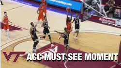 Virginia Tech's Joe Bamisile's Rare Slam Dunk Buzzer-Beater | ACC Must See Moment 