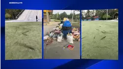Morrisville officials speak out after illegal fireworks damaged park field