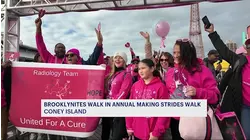 Thousands 'Make Strides' on Coney Island boardwalk for breast cancer research