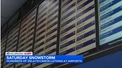Hundreds of flights canceled, delayed at O'Hare, Midway airports