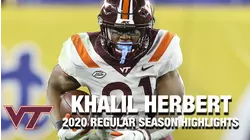 Khalil Herbert 2020 Regular Season Highlights | Virginia Tech RB