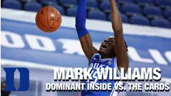 Duke's Mark Williams Dominates The Paint
