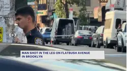Man shot in the leg on Flatbush Avenue in Brooklyn