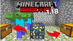 Minecraft 1.18 Hardcore Survival - Ep 13 - Treasure Chest Bonanza!