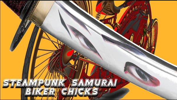 Steampunk Samurai Biker Chick on FREECABLE TV