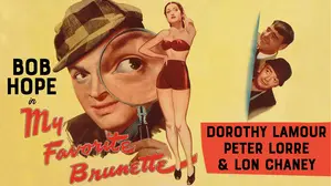 Bob Hope in "My Favorite Brunette" - Dorothy Lamour, Peter Lorre, & Lon Chaney