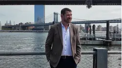 Man once told he may never walk again departs from Brooklyn in his walk across America