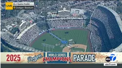 World Series champions back at Dodger Stadium for celebration rally