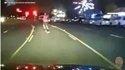 Video released of deadly crash involving LAPD cruiser, skateboarder
