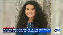 Mother of missing Santa Barbara County girl arrested on unrelated charge