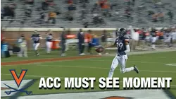 Virginia QB Keytaon Thompson Shows Off His Speed On 56-Yd Touchdown | ACC Must See Moment
