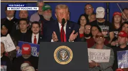 Trump defends his economic policies