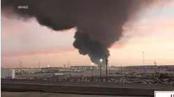 Massive fire after UPS plane crashes while departing Louisville airport, police say