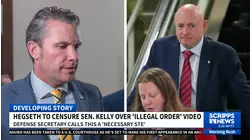 Hegseth moves to cut Kelly's retirement pay over 'illegal order' video
